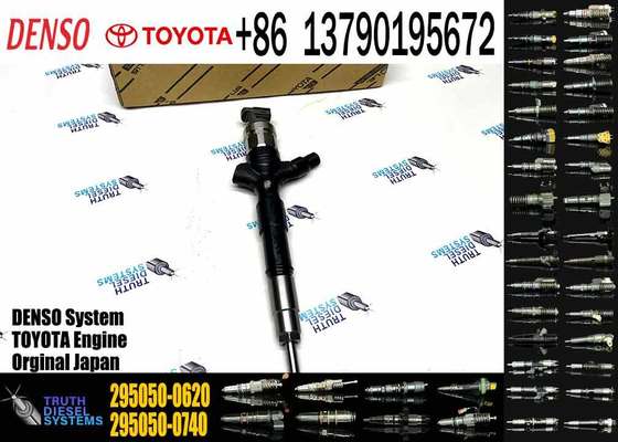 New Quality Diesel Injector 295050-0740 295050-0620 23670-30420 for 1KD-FTV 2KD-FTV D-4D 2.0 VVTi