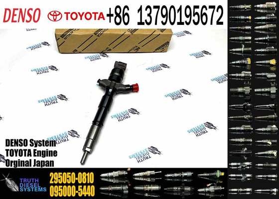 295050-0810 23670-09380 Common Rail Diesel Injector for Toyota Dyna Hiace Hilux 2KD-FTV 2.5L D-4D 200 Engine