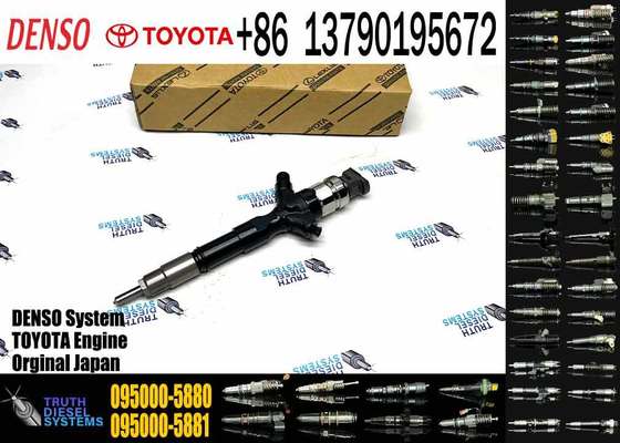 0950005880 Common Rail Injector 095000-5880 095000-5881 095000-5660 23670-30050 2367039096 23670-39095 for TOYOTA 2KD-FTV Engine