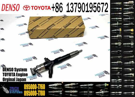 Common Rail Injector 23670-30300 095000-7760 Diesel Fuel Injector 23670-30300 23670-30240 for Toyota HIACE HILUX 2.5D