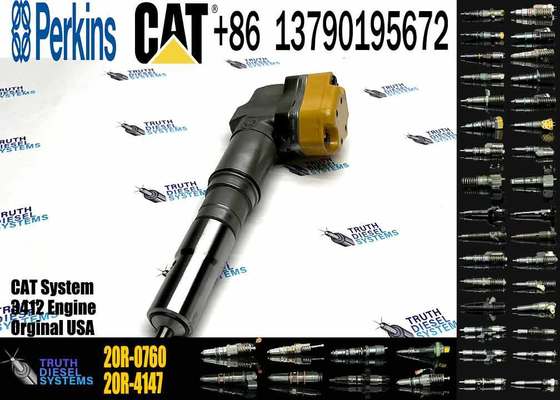 Excavator Parts Engine 3408 3412 Fuel Injector 4CR01974 169-7408 174-7527 222-5967 20R-0760 for Construction Machinery