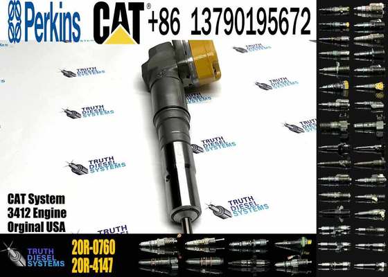 Excavator Parts Engine 3408 3412 Fuel Injector 4CR01974 169-7408 174-7527 222-5967 20R-0760 for Construction Machinery