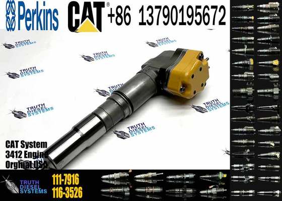 Diesel Engine Parts Fuel Injector 174-7526 1747526 174-7527 111-7916 59-0835 159-0836 for Excavator Loader 990 3408 3412 5110B