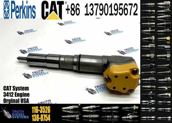 Diesel Engine Parts Fuel Injector 174-7526 1747526 174-7527 111-7916 59-0835 159-0836 for Excavator Loader 990 3408 3412 5110B 116-3526