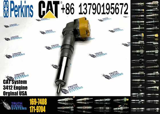 Excavator Parts Engine 3408 3412 Fuel Injector 4CR01974 169-7408 174-7527 222-5967 20R-0760 for Construction Machinery
