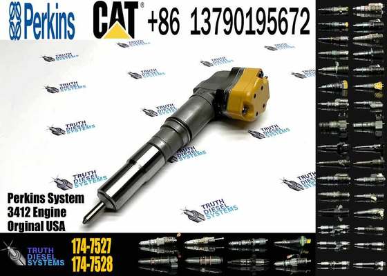 KJC Excavator Parts Engine 3408 3412 Fuel Injector 4CR01974 169-7408 174-7527 222-5967 20R-0760 for Construction Machinery