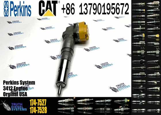 KJC Excavator Parts Engine 3408 3412 Fuel Injector 4CR01974 169-7408 174-7527 222-5967 20R-0760 for Construction Machinery