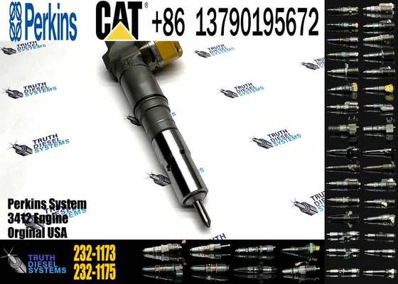 Excavator Diesel Engine Fuel Injector Assembly 232-1173 232-1183 232-1168 for 3408 3412 Engine