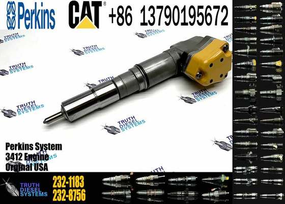 New 3412E Fuel Injector 174-7526 for CAT 3412E Diesel Engines 232-1183 for Machinery Repair Shops232-1171 232-1173 198-6877