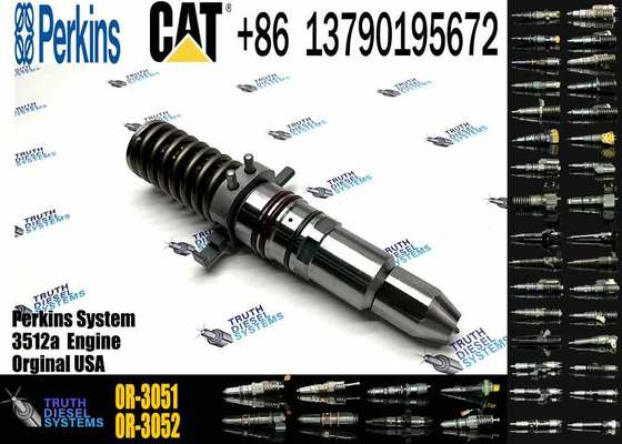 High Quality Construction Machinery Parts Fuel Injector 4P-9075 0R-3051 for Caterpillar 3508 3512 3516 Engine