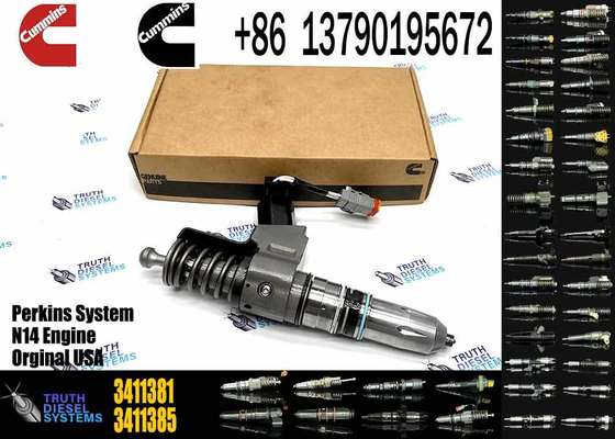 Self-Lubricating Low-Maintenance Efficient Common Rail Fuel Injector N14 3411381 for Cummins QSN14 N14