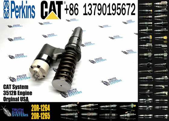 Fuel Injector 392-0200 20R-1264 3920200 20R1264 Compatible with Cater Pillar for CAT 3508 3512 3516 3524 diesel Engine