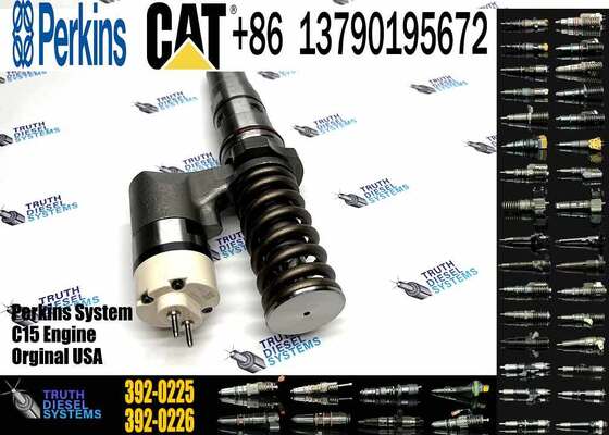 Excavator Parts 392-0225 Fuel Injector 3920225 20R-3247 20R3247 for CAT 3508B 3512B 3516B 3512C 3516C