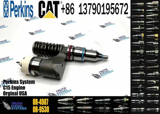 Excavator Parts Diesel C12 Engine Injector 208-9160 0R-9595 1OR-1814 OR-4987 161-1785 New Stainless Steel Injector for Excavator