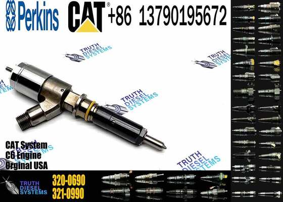 Diesel Engine Parts Injector 320-0690 Common Rail Fuel Injector 10R-7673 10R7673 for CAT C4.4 C6.6 Engine