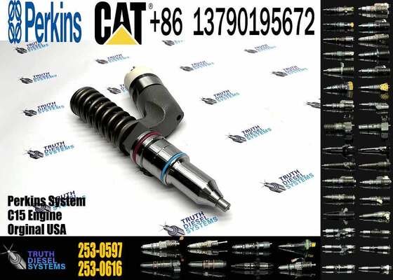 New Diesel Engine Injector 276-8307 374-0705 1OR-0724 253-0597 1OR-9787 20R-8048 Steel for Caterpillar C18 C15 Common Rail