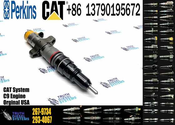 Excavator Spare Parts C9 Diesel Fuel Injector Assembly 267-9734 Injector 2679734 Compatible with D6R III D6T Track