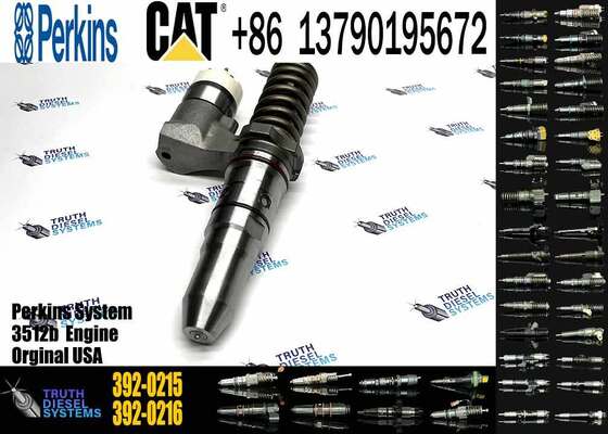 Excavator Diesel Fuel Injector Assembly 20R-1276 392-0215 for New C-aterpillar 3508B 3512B 3516B Engine