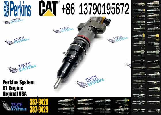 MiBo Precision Fuel Injector Assembly 387-9427 for CAT324D-328D C7 Series High-Pressure Common-Rail Atomizing Plug-and-Play OEM