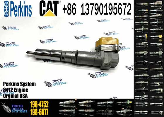 New 3412 Diesel Engine Fuel Injector 111-7916 198-4752 20R-5392 198-6877 232-1170 for Excavator Parts Condition New