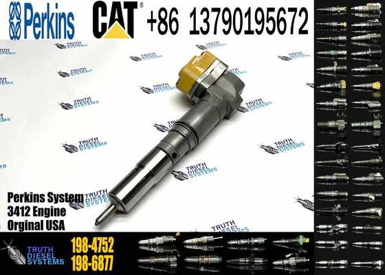 New 3412 Diesel Engine Fuel Injector 111-7916 198-4752 20R-5392 198-6877 232-1170 for Excavator Parts Condition New