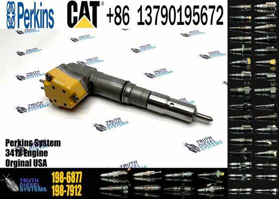 New 3412 Diesel Engine Fuel Injector 111-7916 198-4752 20R-5392 198-6877 232-1170 for Excavator Parts Condition New