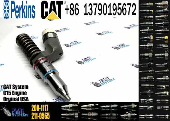 Excavator Accessories for CAT C11 C13 C15 Fuel Injector 191-3003 1913003 200-1117 2001117 for Construction Machinery
