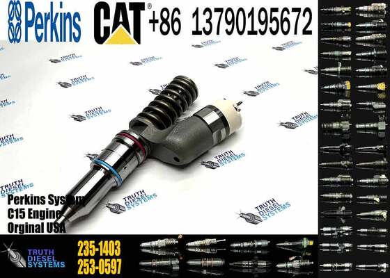 Fuel Injector 253-0618 10R-2772 2530618 10R2772 244-7718 235-1403 244718 2351403 for C15 C18 C32 CAT Diesel Engine