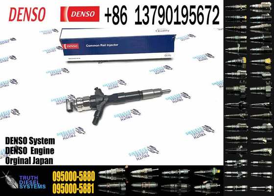 In Stock New 23670-30050 Common Rail Injector 095000-5880 23670-39096 095000-5881 Diesel Fuel Engine Code 2KD for Toyota Hiace