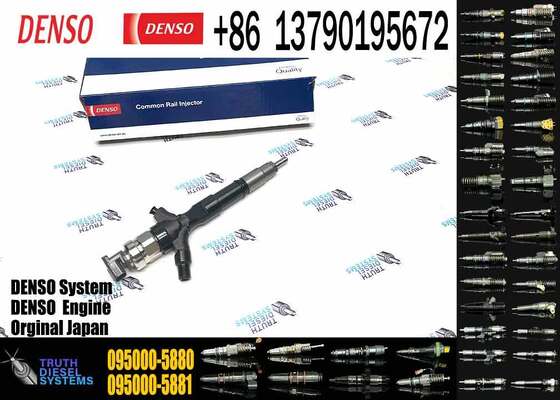 In Stock New 23670-30050 Common Rail Injector 095000-5880 23670-39096 095000-5881 Diesel Fuel Engine Code 2KD for Toyota Hiace