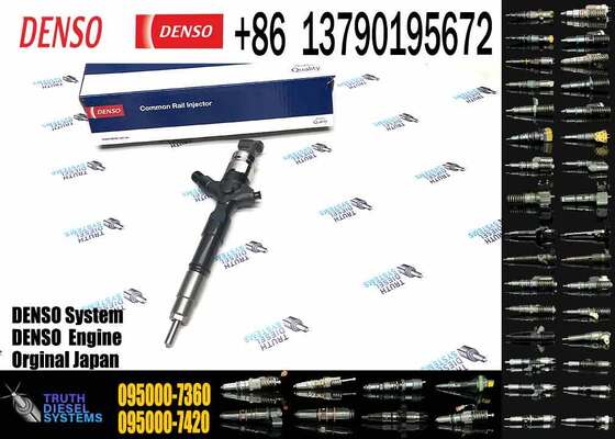 Fuel Injector 095000-7360 236703-9155 Compatible with Engine 2KD-FTV D-4D