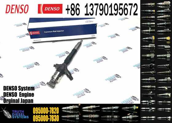 Genuine Diesel Fuel Injectors 095000-7820 23670-30290 Original Common Rail Injector