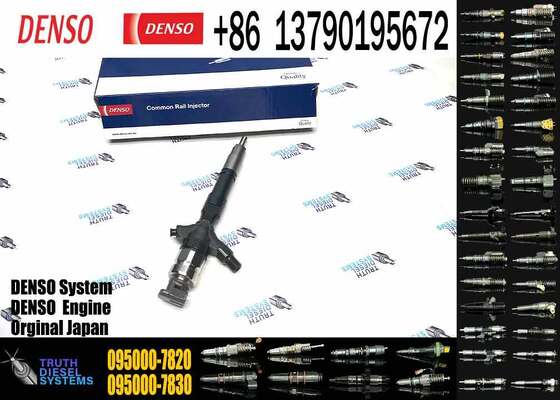Genuine Diesel Fuel Injectors 095000-7820 23670-30290 Original Common Rail Injector