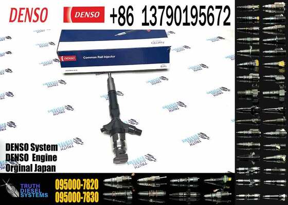 Genuine Diesel Fuel Injectors 095000-7820 23670-30290 Original Common Rail Injector
