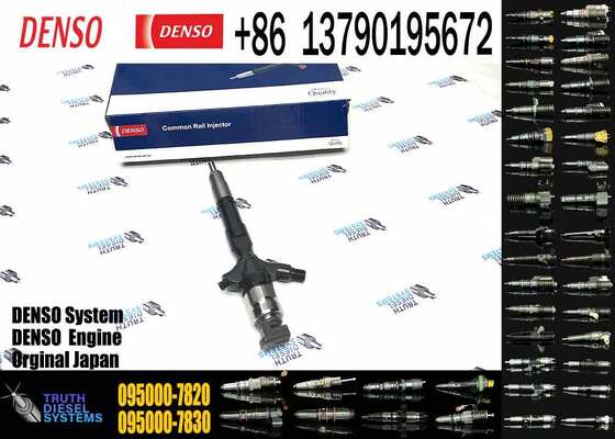 Genuine Diesel Fuel Injectors 095000-7820 23670-30290 Original Common Rail Injector
