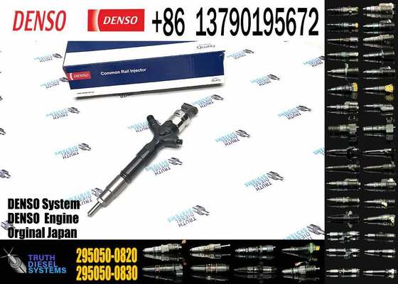 New Diesel Fuel Injector 295050-0820 2950500820 23670-39385 23670-30380 for Toyota Dyna 1KD