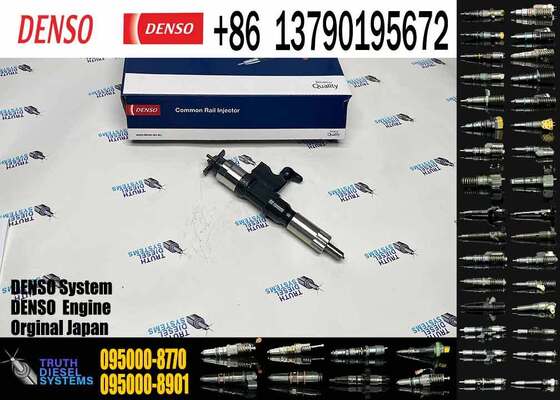Genuine Diesel Common Rail Fuel Injector 095000-8770, 095000-8771, 095000-8100, VG1038080007, VG1096080010