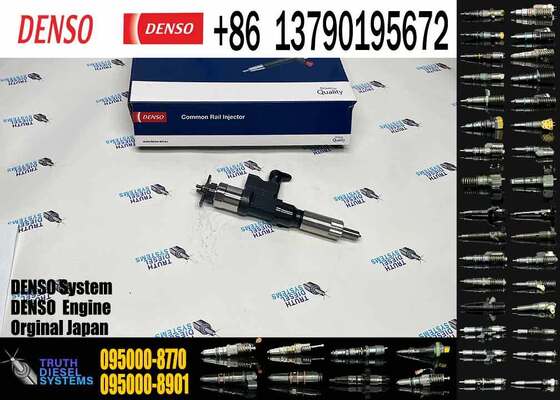 Genuine Diesel Common Rail Fuel Injector 095000-8770, 095000-8771, 095000-8100, VG1038080007, VG1096080010