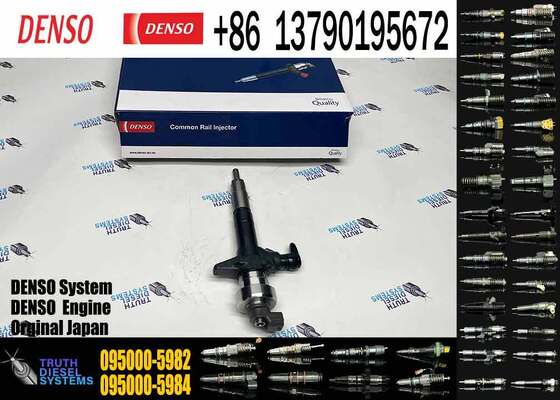 New Injector 095000-5980/095000-5982/095000-5985 ISUZU Engine 4HK1/6HK1 Compatible DENSO Common Rail Fuel Injector