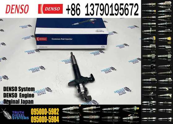 New Injector 095000-5980/095000-5982/095000-5985 ISUZU Engine 4HK1/6HK1 Compatible DENSO Common Rail Fuel Injector