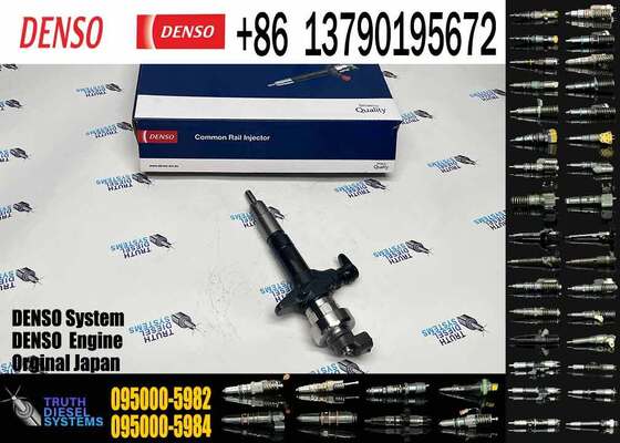 New Injector 095000-5980/095000-5982/095000-5985 ISUZU Engine 4HK1/6HK1 Compatible DENSO Common Rail Fuel Injector