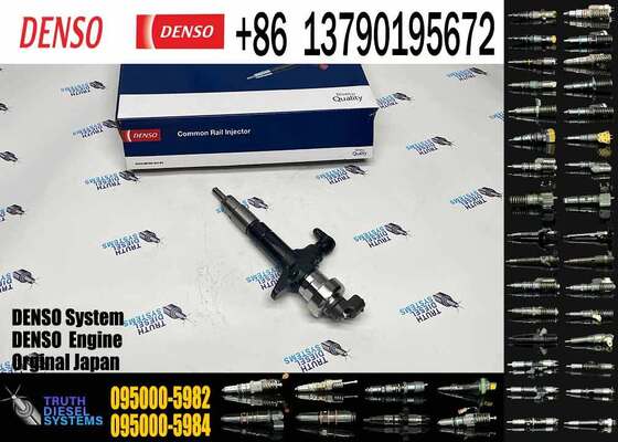New Injector 095000-5980/095000-5982/095000-5985 ISUZU Engine 4HK1/6HK1 Compatible DENSO Common Rail Fuel Injector