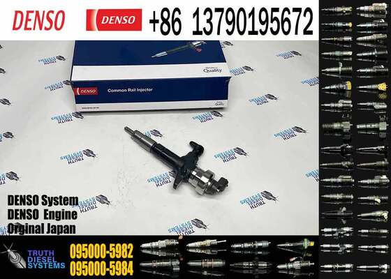 New Injector 095000-5980/095000-5982/095000-5985 ISUZU Engine 4HK1/6HK1 Compatible DENSO Common Rail Fuel Injector