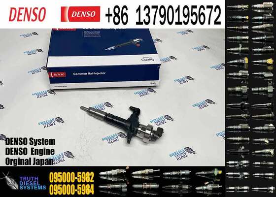 New Injector 095000-5980/095000-5982/095000-5985 ISUZU Engine 4HK1/6HK1 Compatible DENSO Common Rail Fuel Injector