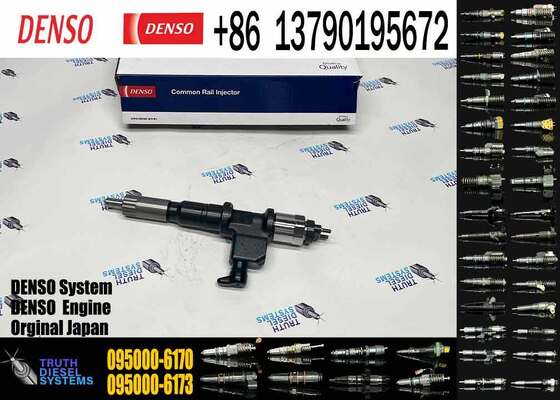 Common Rail Injector 095000-6170 8-98055863-2 Suitable for the ME302507 diesel Injection System of the 4M50 Engine