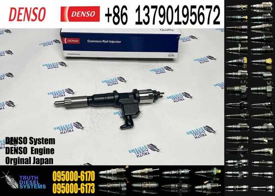 Common Rail Injector 095000-6170 8-98055863-2 Suitable for the ME302507 diesel Injection System of the 4M50 Engine