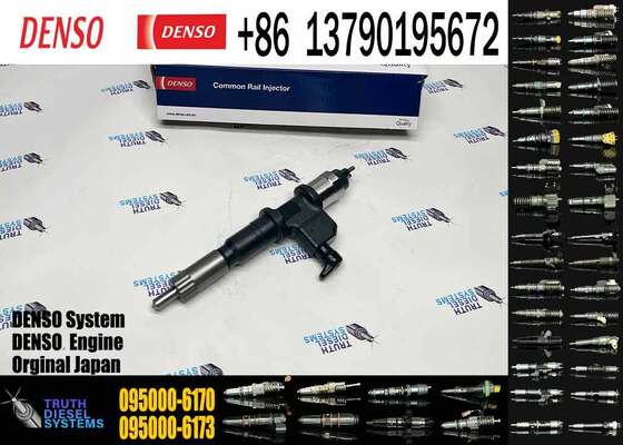 Common Rail Injector 095000-6170 8-98055863-2 Suitable for the ME302507 diesel Injection System of the 4M50 Engine