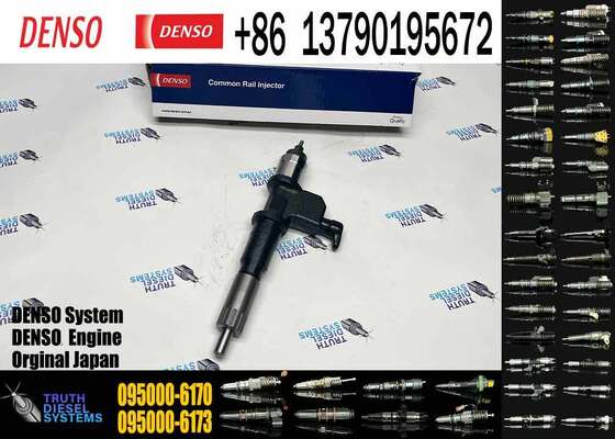 Common Rail Injector 095000-6170 8-98055863-2 Suitable for the ME302507 diesel Injection System of the 4M50 Engine