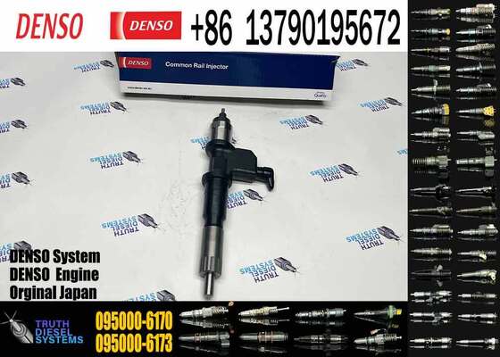 Common Rail Injector 095000-6170 8-98055863-2 Suitable for the ME302507 diesel Injection System of the 4M50 Engine