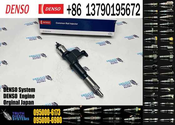 Diesel Fuel Injector 095000-6170 095000-6172 095000-6173 8-98055863-0 8-98058863-2 8-98058863-3 for Hino D-MAX 4JJ1 Engine
